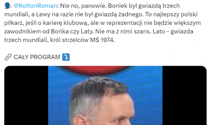 Kto lepszy w reprezentacji: Boniek czy Lewy? ODPOWIADA ROMAN KOŁTOŃ!